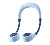 Neck Air Conditioner, Personal Fan, Neck Fit Long Battery Sweat Resistant Easy Recharge Stylish Look Cool Breeze, Cooling Equipment for Outdoor, Adventures, Travel, Beach, Camping, Daily Commuting