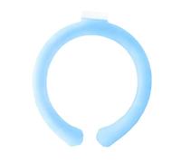 Neck Cooling Ring - Blue/White, Chilly Insulated Reusable Wearable Cooler, Leakproof Tube Wrap For Hot Weather, 12 Inch Length, POM Material, Gel Core | Outdoor, Indoor, Sports, Exercise, Home, House,