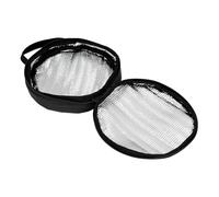 Neck Cooling Ring Insulated Bag, Reusable Neck Freeze Wraps Neck Ice Collar Thermal Carrying Bag Protective Case Lasting 2 To 4 Hours Keep Cold (Negro)