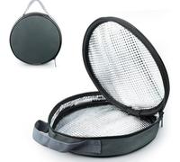 Neck Cooling Ring Insulated Bag, Reusable Neck Freeze Wraps Neck Ice Collar Thermal Carrying Bag Protective Case Lasting 2 To 4 Hours Keep Cold (Gris)