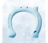 Neck Cooling Tube - Reusable Cooling Neck Ice Pack Personal Temperature Relief Ring | Coling Wrap | For Cyclists Runners Gardeners Hikers Golfers Athletes Drivers Camping Fishing Sports