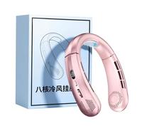 Neck Fan 100-Speed Cooling System, Wearable Air Blower Quiet Working