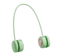 Neck Fan, 5 Speed Quiet Wearable Flexible Cooling Ventilator with LED Display and Rechargeable Portable Hands Free Design, Personal Neck Air Conditioner for Travel Summer Camping Cruise Outdoor Car