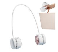 Neck Fan, 5 Speeds Quiet Flexible Wearable Ventilator with LED Display, 2.28x2.28x1inc Rechargeable Portable Fan for Neck Material, Cooling Tool for Travel and Summer, Gear for Camping and Outdoor