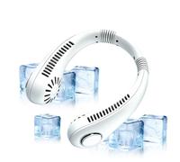 Neck Fan - Bladeless USB Rechargeable | 3-Speed Quiet Personal Cooler