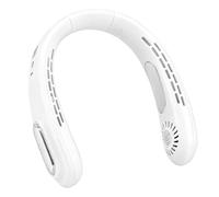 Neck Fan Rechargeable 5 Speeds LED Display | Hands-Free Bladeless Fan