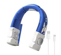 Neck Fan Rechargeable, Personal Fan With LED Display, Rechargeable 5-Speed Digital Display | Neck Air Conditioner Fans For Traveling Fishing Office Climbing Road Trip Beach Men Women Youth Teens Adult