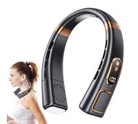 Neck Fan, USB Rechargeable Equipment, 7.8x2.13x7.24 Inches Wearable Fan, Lightweight Design, Adjustable Airflow, Personal Blowing Device for Travel, Sports and Hot Weather Use
