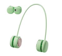 Neck Fan Wearable Cooling Device - 5 Speed Quiet Rechargeable Ventilator, LED Display Portable Air Cooler, Size For Neck Use, ABS Material Build, Hands Free Cooling System, Summer Travel Purpose