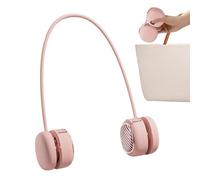 Neck Fan - Wearable Cooling Device for Travel Comfort | Rechargeable 5 Speed Quiet Hands Free Airflow Silicone Flexible Neckband LED Display Summer Outdoor Camping Car Use, Personal Cooling Gear