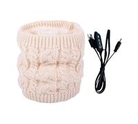 Neck Heater Wrap, USB Electric Scarf, Knitted Heated Neck Warmer with Adjustable Temperature, Comfortable Winter Accessory for Women, Cold Weather Gear for Fall Skiing Snowboarding Snow Travel