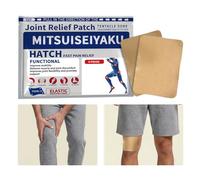 Neck Patch Relief - 3.94 Inch Sticker | Adhesive Joint Patch - Soothing neck shoulder back muscle leg patchs 6 pieces for travel home and everyday comfort