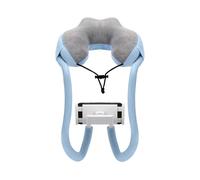 Neck Phone Holder, Lazy Gooseneck Phone Pillow Holder Bracket,360Rotation Universal Mobile Phone Tablet Stand for 4"-11" Devices, Blue