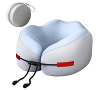 Neck Pillow Airplane - Foam Travel Neck Pillow for Airplanes | Ergonomic
