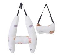 Neck Pillow - Plush Memory Foam | Car Sleeping Pillow | Ergonomic Neck Support for Travel, Breathable Cover, Adjustable Strap, Compact for Airplane, Train, Headrest Cushion Long Trips
