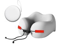 Neck Support Cushion, Adjustable Breathable Sleeper, Compact Pillow with Rope Lock, Ideal for Recliner Bed, Driving, Chair, Work, Camping, Backpacking, Nursing, Hiking and Travel