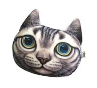 Neck Support for Car, Cute Cat Ergonomic Universal Pillow, Car Seat Headrest with Soft Memory Foam, Travel Accessory for Kids, Comfortable Driving Vehicle Road-Trip, Long-Distance Commuting