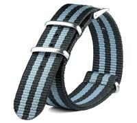 Neckarian NATO Strap 18mm 20mm 22mm 24mm Army G10 Uhrenarmband Nylon Military Watch Band für Männer Frauen, 22mm, Nailon, No es una piedra preciosa