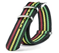 Neckarian NATO Strap 18mm 20mm 22mm 24mm Army G10 Uhrenarmband Nylon Military Watch Band für Männer Frauen, 18mm, Nailon, No es una piedra preciosa