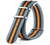 Neckarian NATO Strap 18mm 20mm 22mm 24mm Army G10 Uhrenarmband Nylon Military Watch Band für Männer Frauen, 22mm, Nailon, No es una piedra preciosa