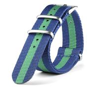 Neckarian NATO Strap 18mm 20mm 22mm 24mm Army G10 Uhrenarmband Nylon Military Watch Band für Männer Frauen, 22mm, Nailon, No es una piedra preciosa