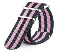 Neckarian NATO Strap 18mm 20mm 22mm 24mm Army G10 Uhrenarmband Nylon Military Watch Band für Männer Frauen, 24mm, Nailon, No es una piedra preciosa