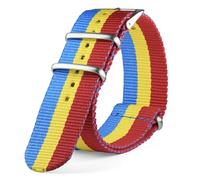 Neckarian NATO Strap 18mm 20mm 22mm 24mm Army G10 Uhrenarmband Nylon Military Watch Band für Männer Frauen, 22mm, Nailon, No es una piedra preciosa