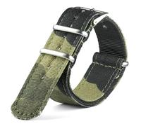 Neckarian NATO Strap 18mm 20mm 22mm 24mm Army G10 Uhrenarmband Nylon Military Watch Band für Männer Frauen, 22mm, Nailon, No es una piedra preciosa