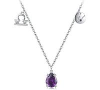 necklace Birthstone For Women, Zodiac Pendant Signs Cubic Zirconia Horoscope Necklaces Astrology WomeGirls jewelry