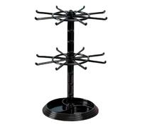 Necklace Display Stand - Key chain Display Stand | Rotating 2 Tier Necklace Stând | 360 Degree Rotation Displây Holder For Jewelry, Home Accessories For Necklaces, Bracelet, Pendant, Jewelery, Watch