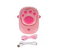 Necklace Fan Cat Claw Style 3 Speed Mode USB Charge 1500mAh Hands Free Hanging Neck Fan with Lanyard for Travel Camping