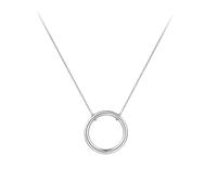 necklace New For Trendy 2025 Collar con colgante de corazón redondo de plata de ley 925 auténtica para mujer, joyería de boda de vida fantástica, regalo, joyería, accesorios de moda, regalo creativo