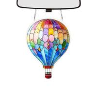 Necklace Pendant, Hot Air Balloon Decoration, Colorful Weather Resistant Outdoor Balloon Pendant for Yard, Garden, Porch, Patio, Balcony, Window, Door, Festival and Holiday
