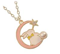 Necklace Unicorn Plush Rabbit Charms Pendant Bunny Kit Doll Bracelets Moon Loom Candy Bunnies Jewelry for Alloy Blue