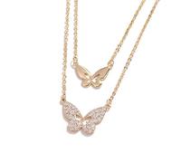 Necklaces,925 Bohemian Trend Butterfly Necklace Women Summer Beach Casual Jewelry Accessories Girlfriend Gift