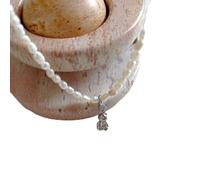 Necklaces,925 Lovely Creative Bear Pearlcle Cnecklace Women Light Wjewelry Gift/