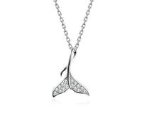 Necklaces,925 Mermaid Fish Tailcle Cnecklace for Women Charm Fashion Hot Dress Jewelry Accessories Gift/