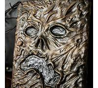 Necronomicon Evil Dead Book, detalles espeluznantes resina páginas antiguas interiores, libro hechizos muertos para decoración escritorio del hogar, adorno película terror en