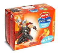 Néctar melocotón sin azúcares añadidos Juver Disfruta brik 6 x 200 ml