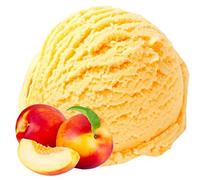 Nectarine flavor soft ice cream powder - For Soft ice machine - 1: 3 - 1 kg