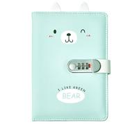 NectaRoy Cuaderno con Candado de los Niños, con Cerradura de Combinación, Bonito Cuaderno, A5 Diario de Viaje con Cerradura para Mujeres Hombres Estudiantes y Regalo, 22 x 15cm