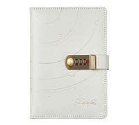 NectaRoy Diario secreto, diario de viaje de piel sintética cuaderno, 240 páginas a rayas cuaderno con candado escritura y dibujo para la escuela de oficina regalo de cumpleaños, 215x145mm