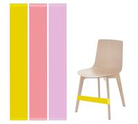 NECXON Set de 3 Bandas para Sillas, Bandas Sensoriales para Niños con Pies Inquietos, Adecuado para TDAH, Autismo, Ansiedad, Hiperactividad (0,4, 0,6, 0,8 mm, Lila Claro, Rosa, Amarillo)