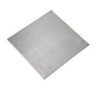 NEDHDEN Placa de Titanio Puro TA2, Lámina de Titanio 150×150mm, Placa Metálica Fina TA2 de 3.0-10mm de Grosor para Manualidades, Modelismo y Uso Industrial,3.0mm