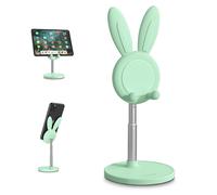 Nediea Cell Phone Stand Alto Altura de la altura del telfono celular ajustable para el escritorio Lindo soporte del telfono del conejo para el escr