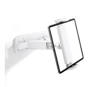 nediea Soporte de pared para tableta, plegable, brazo libre, ajuste de 360 grados, tornillos de seguridad dobles, fácil de quitar, 4.7-13 pulgadas, iPad, compatible con smartphone, lector electrónico