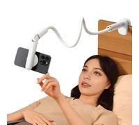 Nediea Soporte magntico para telfono para cama, cuello de cisne, soporte para telfono celular con abrazadera, soporte perezoso superior con ro