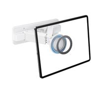 nediea Soporte para tableta, plegable, brazo libre, ajuste de 360 grados, soporte magnético fuerte, doble fijación con tornillos y se fija fácilmente para quitar, 4.7 - 12 pulgadas, iPad y teléfonos