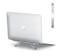 nediea Soporte plegable para ordenador portátil, altura ajustable, soporte para ordenador portátil, soporte para ordenador portátil, soporte para escritorio, compatible con MacBook Air Pro, Dell, HP,