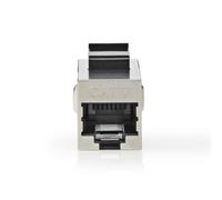 Nedis Acoplador de Red - CAT6a / CAT7 - apantallado - RJ45 Hembra - RJ45 Hembra - Recto - Caja de Metal
